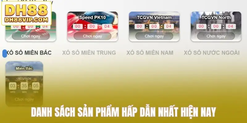 Danh sách sản phẩm hấp dẫn nhất hiện nay