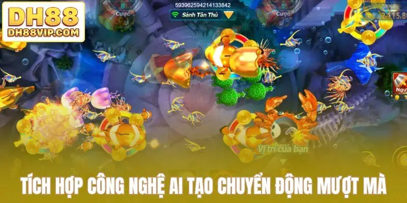 Tích hợp công nghệ AI tạo chuyển động mượt mà